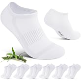 Cirorld Bamboo Trainer Socks for Men and Women 6 Pairs Breathable