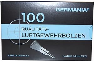 Jehn, Germania 4,5mm Luftgewehrbolzen, Gemischt, 100er Pack