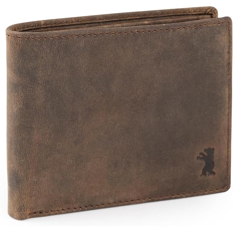 Berliner Bags Vintage etui van leer met YKK-ritssluiting, etui voor pennen, Earth, 20 x 12 x 1 cm