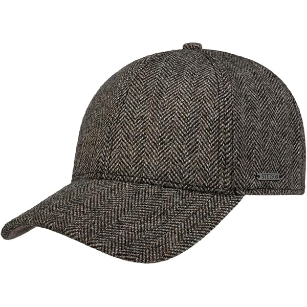 Stetson Cappellino Baseball Unisex Con Ricamo Cervo - Cotone, Visiera Curva, Taglia Regolabile