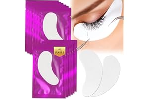 BABY MOLOVE Eye Gel Pads,Gel Patch de Cils Eye Pad,Pads Patch de Cils Eyelash,Extension Pads Gel Patch Patchs Cils-Pour L'extension de Cils Personnelle et Salon Extension(Violette)
