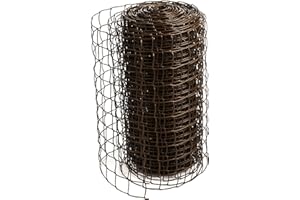 TRUE PRODUCTS Climbing Plant Support Mesh Plastic Garden Fence Clematis Pea Bean Trellis - Brown 0.5m x 5m