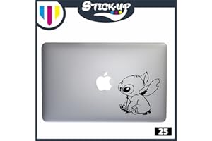 STICK-UP Sticker Stitch, Lilo et Stitch - Ordinateur Portable macbook Sticker