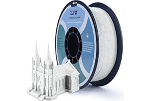 ZIRO Filamento de mármol PLA 1,75mm Filamento de impresora 3D PLA 1,75mm Serie de mármol 1KG, precisión dimensional +/- 0,05mm,mármol