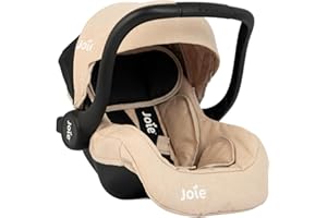 HTI Joie Junior I-Gemm Dolls Car Seat In Stone | Comfort Carry Along Chair | Baby Doll Travel Car Seat With Storage | Integrated Strap Fits Dolls up to 45cm | Prams, Pushchairs and Dolls Accessories | 3+