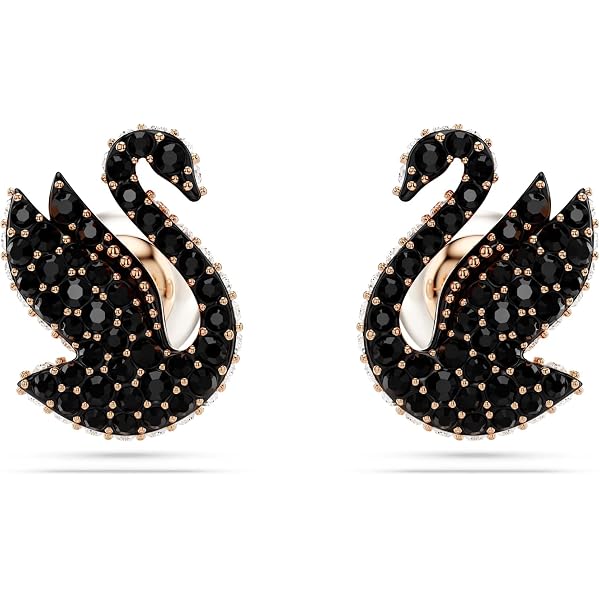 Swarovski Iconic Swan Pendant - Black - 5347329: Buy Online at