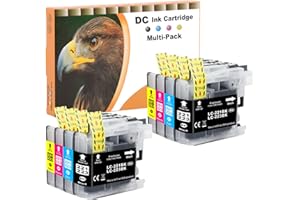 LOSMANN D&C 8X Druckerpatronen Kompatibel für Brother LC-223 XL für Brother MFC-J4620DW MFC-J4625DW MFC-J480DW MFC-J5320DW MFC-J5620DW MFC-J5625DW MFC-J5720DW MFC-J680DW MFC-J880DW DCP-J4120DW DCP-J562DW