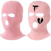 JSTHHTT 2 Packs 3 Hole Ski Mask, Unisex Full Face, Windproof Warm