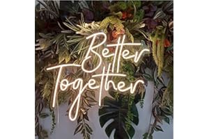 RAAXOLA Luce acrilica alimentata tramite USB per parole motivazionali quotidiane Decorazioni da parete Camera da letto Soggiorno Bar Sala giochi Ballo di fine anno (42 cm x 18 cm)