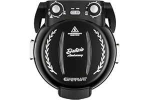 G3 FERRARI Piec do pizzy G3Ferrari G1017710 Delizia Anniversary czarny - edycja specjalna z dwustronnym kamieniem do pizzy, łopatką do pizzy i nożem