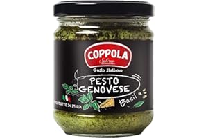 COPPOLA SALERNO Pesto Génovese Coppola, Sauce au basilic pour pâtes 180g (Pack de 6)