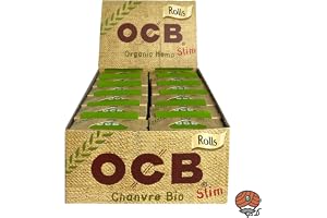 OCB 1009 Organisk hampa slim UNBLEACHED rullpapper