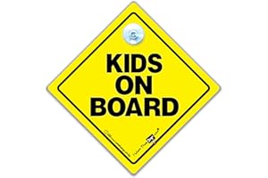IWANTTHATSIGN.COM Kids on Board, Kid sur la planche, Kids sur panneau, panneau sur Board, voiture, Baby on Board Sign, Baby on Board, Bébéà Bord, Autocollant, Sticker pare-chocs, bébé signe, signe, nouveauté voiture pour bébé, signe, signe de sécurité pour bébé,