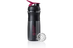 BlenderBottle Sportmixer Botella de Agua | Botella mezcladora de Batidos de proteínas | con batidor Blenderball | Libre de BPA | Tritan