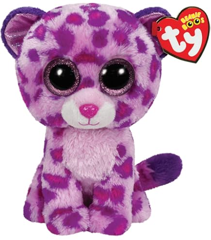TY Squish-A-Boo Giselle Leopard 20 Cm - Plüschtier Aus Der Beanie Boo Reihe