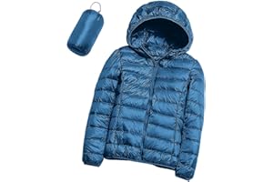 Huoghebg Piumino Donna Leggero Con Cappuccio Offerte Giacca Leggera Donna 100 Grammi Ripiegabile Piumini Con Zip Elegante Giacca Piumino Ripiegabile Giacconi Per le Vacanze Comodo Caldo e Antivento