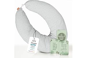 ‎SOULBABY joyfill Stillkissen I Von Hebammen Getestet I XXL Schwangerschaftskissen & Seitenschläferkissen I Lagerungskissen Baby & Schlafkissen für Schwangere I Flüsterleise Füllung