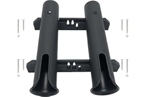 ‎HIUMI Wall Mounted Fishing Rod Holders Tubes Links Fishing Rod Holder Rack Rests