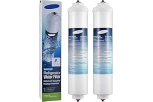 HSIFSKK Sostituisci Il Filtro Dell'acqua Del Frigorifero, Compatibile Con Samsung, DA29-10105J HAFEX/EXP WSF-100 Aqua-Pure Plus, Compatibile Con LG, 5231JA2010B GE GXRTQR(2 pcs)