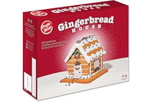 CREATE-A-TREAT Create-A-Treat Small Gingerbread House Kit 411g | Christmas | Gift | Family | Seasonal | Children | Party | Build Your Own