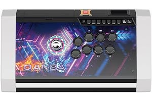 qanba Q3 Obsidian Silent Arcade Joystick Multifunction Edition for PC (Fighting Stick)