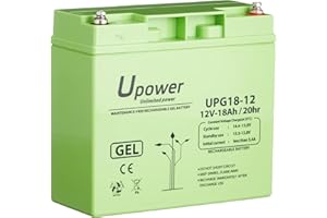 Master U-Power Batteria Piombo Gel UPG 18Ah 12V
