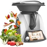 Thermomixer Electric Food Processor, 7 Inch TFT Display, 35-11000 RPM, 360&deg; Mixing for Frying and Stewing, Versatile Kitchen