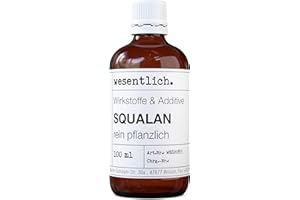 ‎WESENTLICH. wesentlich. Squalan Öl 100ml | pure Pflege für Gesicht und Körper | effektiver Wirkstoff in Creme, Serum oder Cleanser