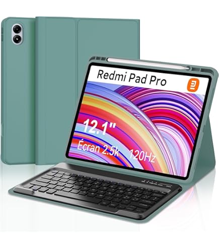 Tastiera Bluetooth Xiaomi Per Redmi Pad Pro - Custodia Con Tastiera, Nero - Foto 6