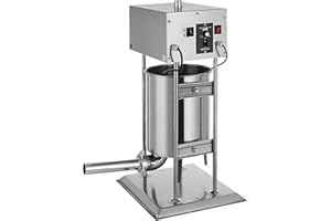 SucceBuy 10L Machine à Saucisses Electrique Poussoir à Viande Merguez Professionnel Parfait Pour Cuisine