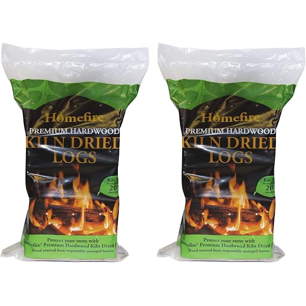 Homefire Kiln Dried Logs, Standard Bag 0.03m3 (2 Bags) : Amazon.co.uk: DIY  u0026 Tools