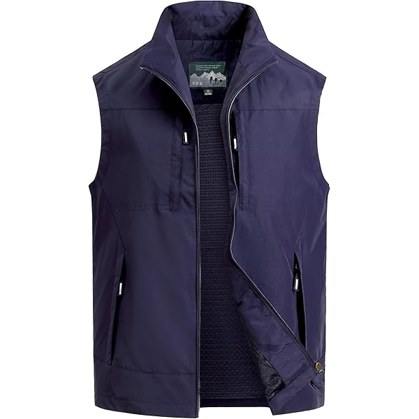 Oralidera Heren Casual Lichtgewicht Fotografie Gilet Outdoor Vissen Vest Multi-Pocket Vest Sneldrogend Ademend Mouwloos Jas Gilet, B-Zwart, M