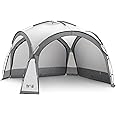 Dome Shelter with Sides Outdoor Event Camping Gazebo UV Waterproof 3.5m x 3.5m