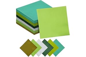 Gcardist 120 Count Green Cocktail Napkins 6 Colors 25 * 25cm Disposable Beverage Napkin Paper for Cocktail, Wedding, Dinner，Birthday Party Dessert Wine Paper Napkins (10 * 10 inch)