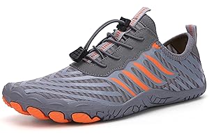 Teechodina Unisex Traillaufschuhe Herren Damen Wanderschuhe Barfußschuhe Laufschuhe Knit Sneaker Fitnessschuhe Fivefinger Zehenschuhe
