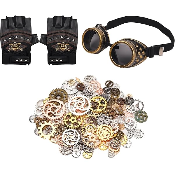Boland 54524 - Masker Radarpunk, steampunk gezichtsmasker, oogmasker met elastiek, verkleedaccessoire voor carnaval, halloween en themafeest