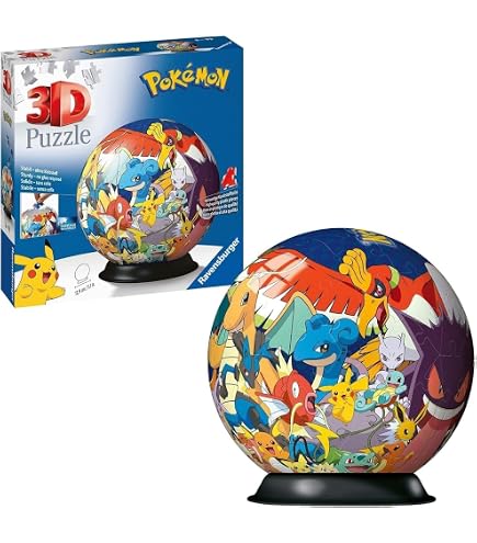 Ravensburger 3D Puzzle Ball DFB - 72 Piezas Sin Pegamento, Tecnología Easyclick, Balón De Fútbol Para Fans De La Selección Alemana Y La Eurocopa 2024 - Regalo Ideal Para Mayores De 6 Años