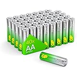 GP AA 1,5 V Superalkaliskt Batteri Paket med 40
