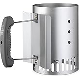 Weber Kompakt Rapidfire Barbek&uuml; Ş&ouml;mine &Ccedil;akmak, 15 cm | İki G&uuml;venlik Saplı Al&uuml;minyum Barbek&uuml; Yangın Marş Marş | &Ccedil;elik Barbek&uuml; 