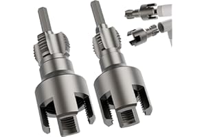 AYIXIWARZ Maschio filettato in PVC per filettatura interna ed esterna, filettatura per tubo, apertura per tubo dell'acqua, apertura filettatura interna, utensile per filettatura esterna in PVC/PPR, tubi in