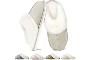 QQSQ Pantofole Donna Uomo Invernali Ciabatte Casa Pelose Calde Inverno Peluche Ciabatte Comode Interne Scarpe di Cotone Morbida Antiscivolo