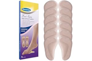 THEARCHES Gel Arch Support Pads Plantar Fasciitis Shoe Inserts Insole, 6 Pairs Adhesive High Arch Pad Flat Feet Shoe Inserts Arch Cushions for Relieve Pressure and Foot Pain, One Size, Unisex (Beige)