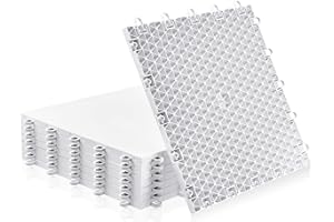 Fabbay Dryland Ice Tiles for Hockey Floor Mat, Synthetic, 30 x 30 Squares Hockey Training Equipment Board for Shooting, Outdoor