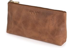 Berliner Bags Vintage Beauty Case Anna, Piccolo Astuccio da Donna - Marrone