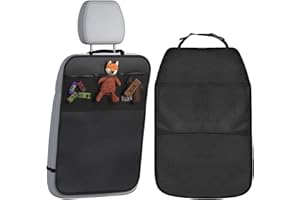 Doukesh Protection Dossier Siege Voiture, Organisateur de Siège de Voiture, Noir, Pliable, Réglable