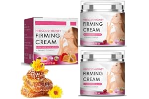 TOSUUA Hibiscus and Honey Firming Cream, 2Pcs Neck Firming Cream 50ml, Skin Tightening Cream for Face & Body for Double Chin Reduce
