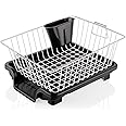 Radiant Basket Drainer & Dish Drainer Basket for Kitchen/Utensil Stand for Kitchen/Dish Drying Rack with Drainer/Bartan Stand/Dish Rack (Stainless Steel)