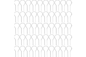 HAOBIN 50 Stück R Förmige Hängende Brennnadeln Werkzeuge zum Brennen von Töpferwaren Keramik Brennwerkzeuge hängende Brennnadel Keramik Brennhilfe Für keramische Dekorationen DIY Werkzeuge Metall