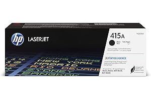 HP 415A W2030A, Cartuccia Toner Originale HP da 2400 Pagine, Compatibile con le Stampanti HP LaserJet M453, M455, MFP M479, MFP M480, Nero