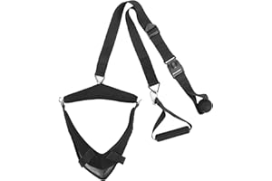 KAXILU Estirador de cuello, dispositivo de tracción cervical de tracción, estirador de cuello portátil sobre la puerta, cinturón corrector de cuello para aliviar el dolor de cuello, ayuda física, para